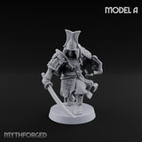 Katana Swinging Samurai Warrior A Miniature for Dungeons and Dragons, Pathfinder or other TTRPGs