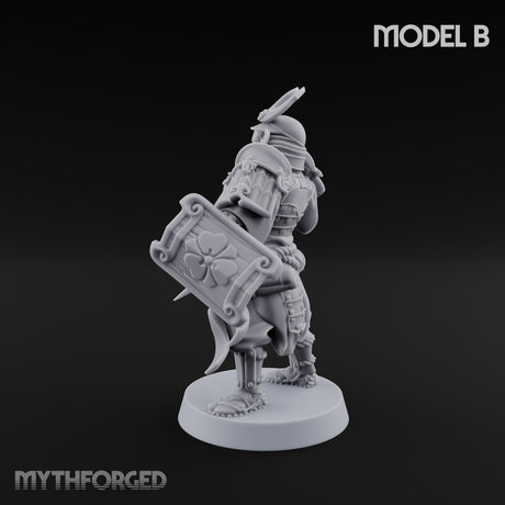 Katana Swinging Samurai Warrior B Miniature for Dungeons and Dragons, Pathfinder or other TTRPGs