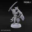 Katana Swinging Samurai Warrior C Miniature for Dungeons and Dragons, Pathfinder or other TTRPGs