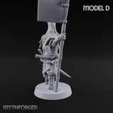 Katana Swinging Samurai Warrior D Miniature for Dungeons and Dragons, Pathfinder or other TTRPGs