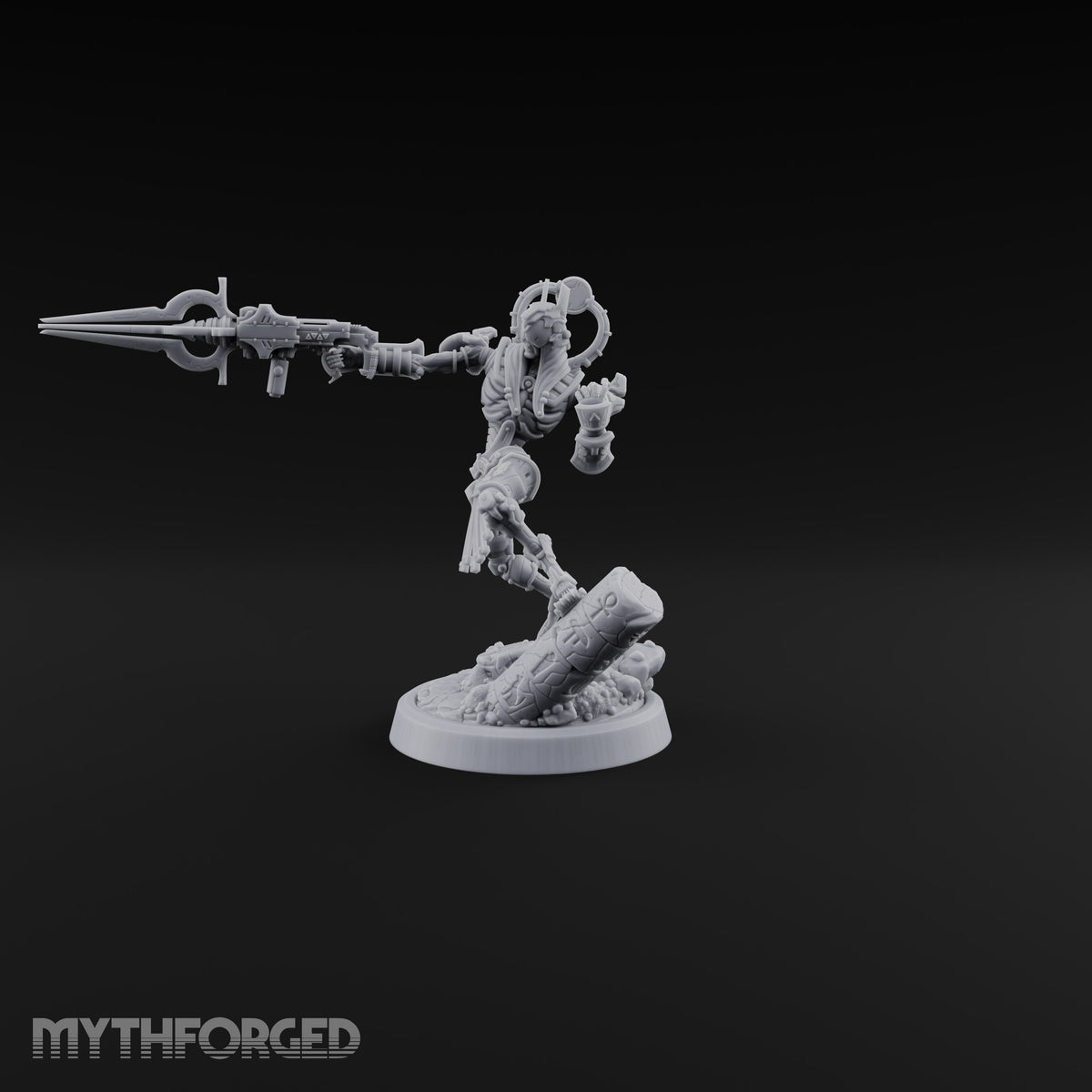 Ankh Raised, Bones Rattled Skeleton Ankh Warrior A