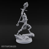 Ankh Raised, Bones Rattled Skeleton Ankh Warrior B