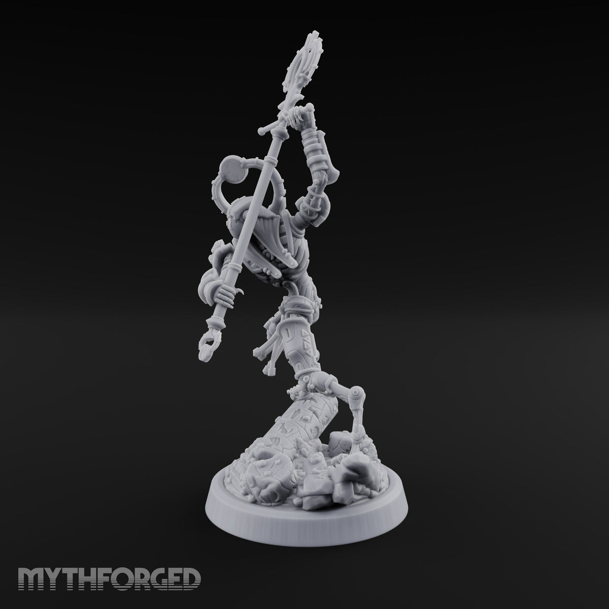 Ankh Raised, Bones Rattled Skeleton Ankh Warrior B