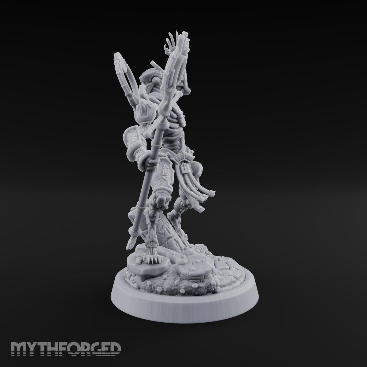 Ankh Raised, Bones Rattled Skeleton Ankh Warrior C
