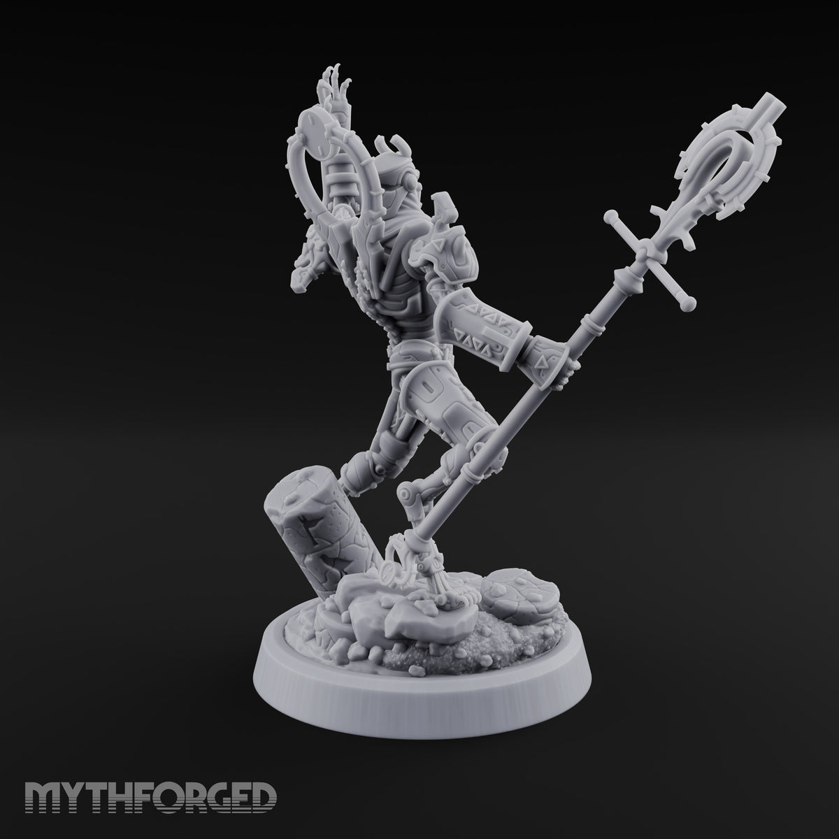 Ankh Raised, Bones Rattled Skeleton Ankh Warriors — C · FX
