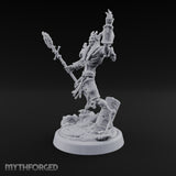 Ankh Raised, Bones Rattled Skeleton Ankh Warrior C