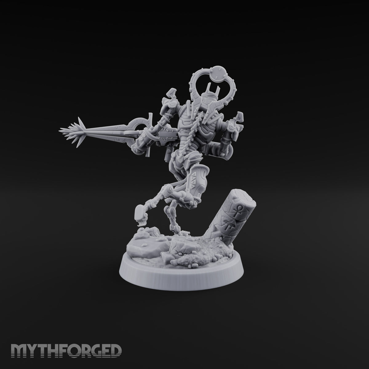 Ankh Raised, Bones Rattled Skeleton Ankh Warrior D — FX