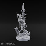 Ankh Raised, Bones Rattled Skeleton Ankh Warrior E