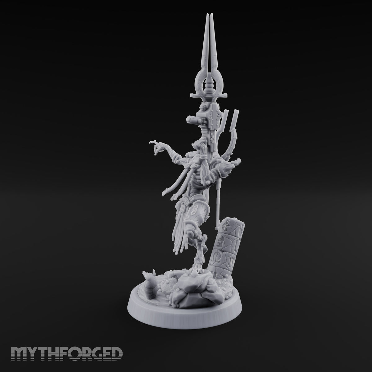 Ankh Raised, Bones Rattled Skeleton Ankh Warrior E