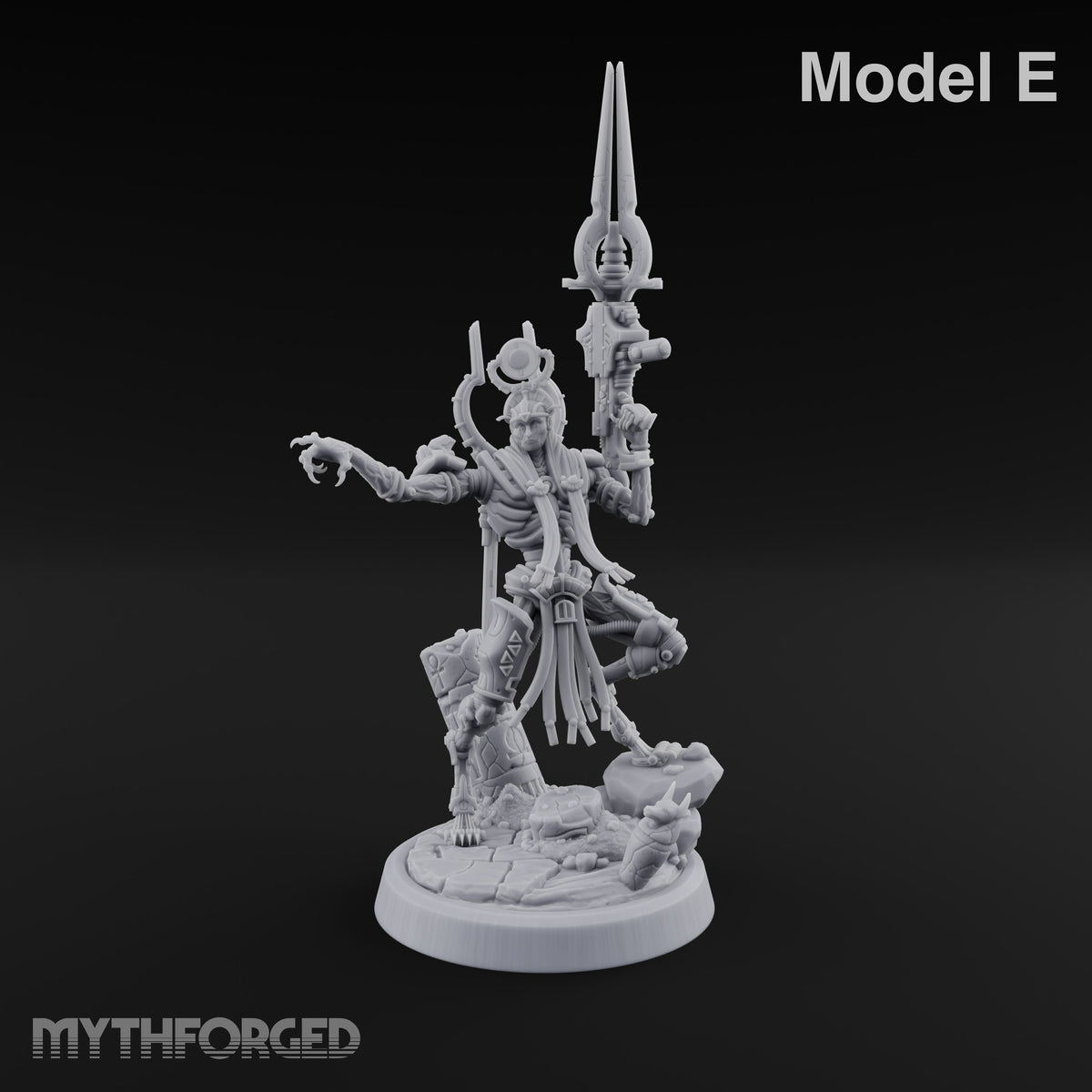 Ankh Raised, Bones Rattled Skeleton Ankh Warrior E
