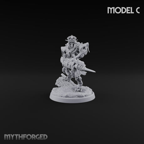 Pharaoh's Honour Guard Reports for Duty Mummy Cybernetic Warriors — C · FX