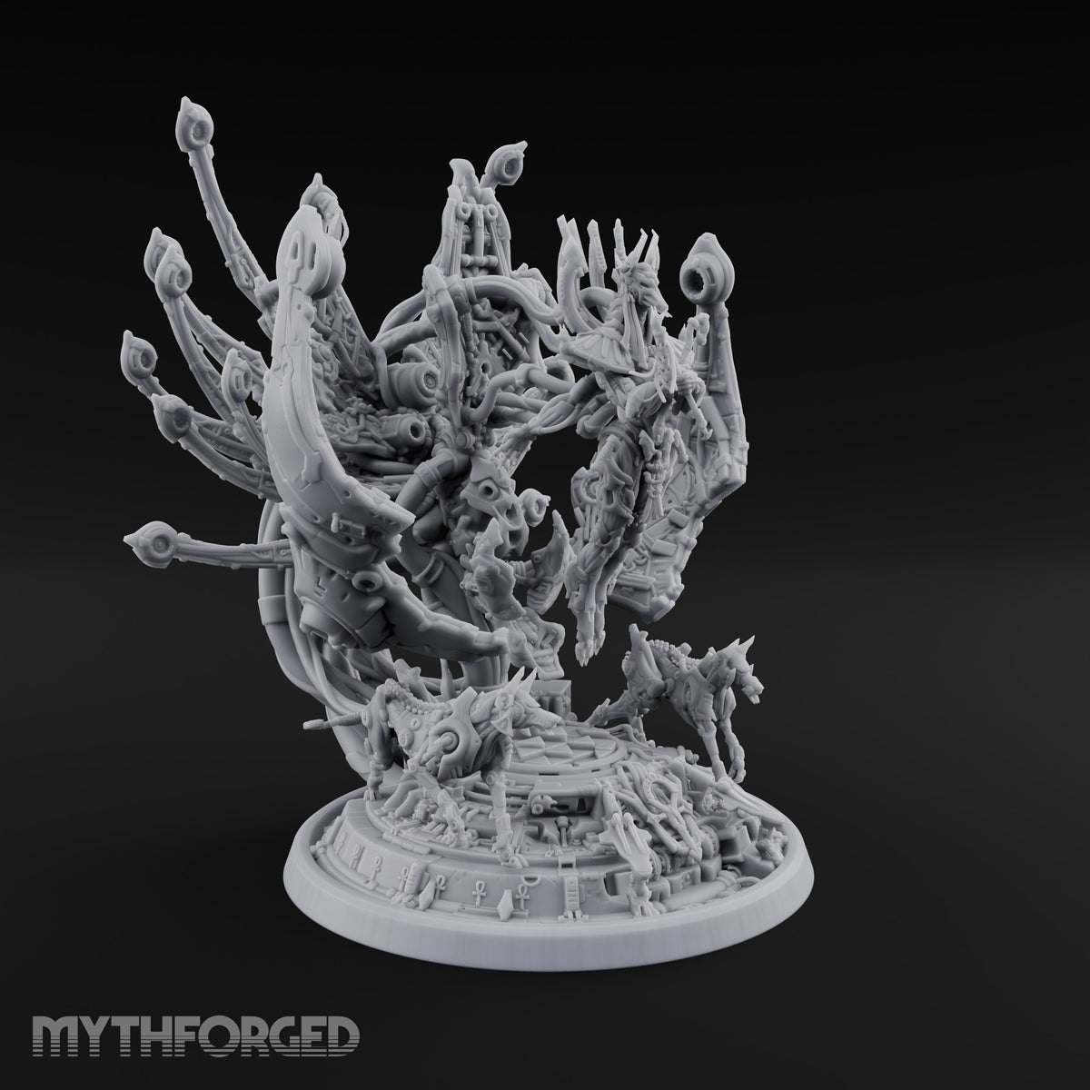 Plugged In for Eternity Mummy Lord Biomechanical Deity