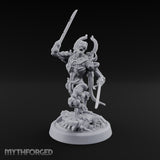 Crescent Crown, Wires Exposed Mummy Cybernetic Blade Warrior A