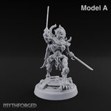 Crescent Crown, Wires Exposed Mummy Cybernetic Blade Warrior A