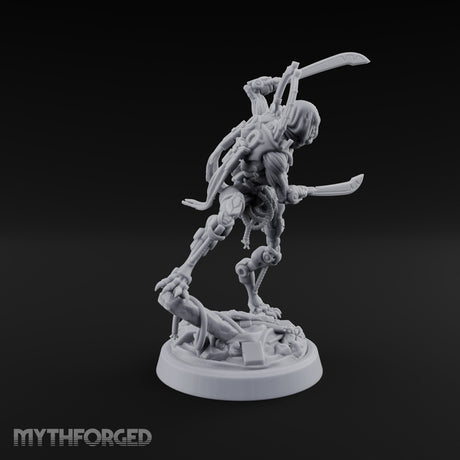 Crescent Crown, Wires Exposed Mummy Cybernetic Blade Warrior B
