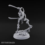 Crescent Crown, Wires Exposed Mummy Cybernetic Blade Warrior B