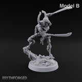Crescent Crown, Wires Exposed Mummy Cybernetic Blade Warrior B