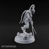 Crescent Crown, Wires Exposed Mummy Cybernetic Blade Warrior C