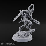 Crescent Crown, Wires Exposed Mummy Cybernetic Blade Warrior D