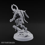 Crescent Crown, Wires Exposed Mummy Cybernetic Blade Warrior D