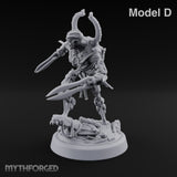 Crescent Crown, Wires Exposed Mummy Cybernetic Blade Warrior D