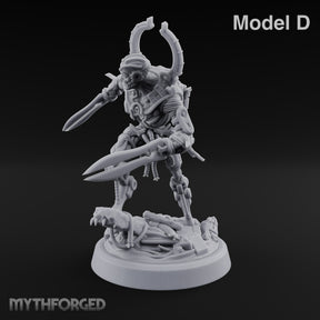 Crescent Crown, Wires Exposed Mummy Cybernetic Blade Warrior D