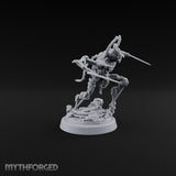 Crescent Crown, Wires Exposed Mummy Cybernetic Blade Warrior E