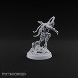 Crescent Crown, Wires Exposed Mummy Cybernetic Blade Warrior E