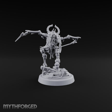 Crescent Crown, Wires Exposed Mummy Cybernetic Blade Warrior E