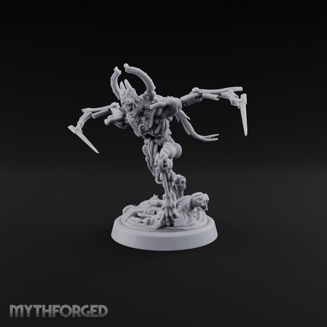 Crescent Crown, Wires Exposed Mummy Cybernetic Blade Warrior E