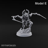 Crescent Crown, Wires Exposed Mummy Cybernetic Blade Warriors — E