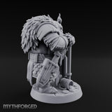 Guarding the Strongbox Dwarf Merchant