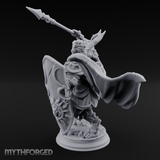Spear Hoisted High Leonin Warrior Miniature for Dungeons and Dragons, Pathfinder or other TTRPGs