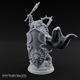 Spear Hoisted High Leonin Warrior Miniature for Dungeons and Dragons, Pathfinder or other TTRPGs