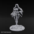 Kimono Flowing Swords Sheathed Human Samurai Miniature for Dungeons and Dragons, Pathfinder or other TTRPGs