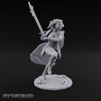 Knee Rising Sword Aloft Human Warrior Miniature for Dungeons and Dragons, Pathfinder or other TTRPGs