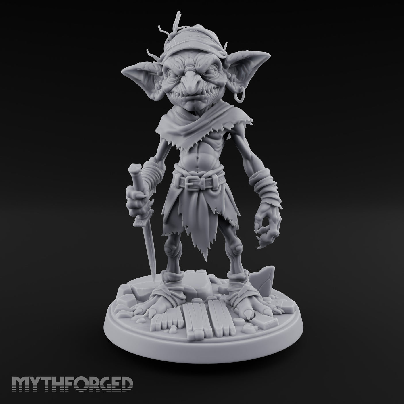 Knife Dragging Goblin Rogue