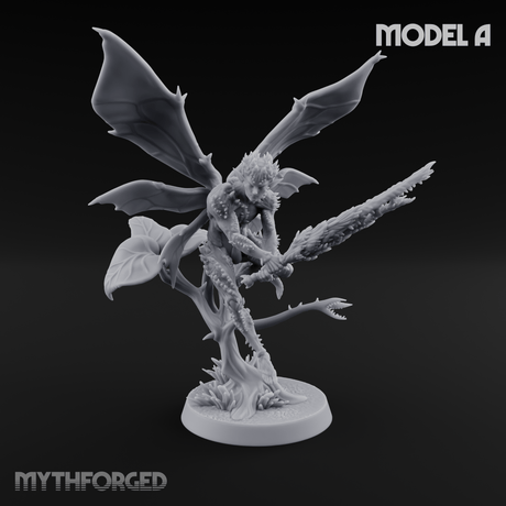 Zipping Around Sprite Thorn Knights Miniature for Dungeons and Dragons, Pathfinder or other TTRPGs