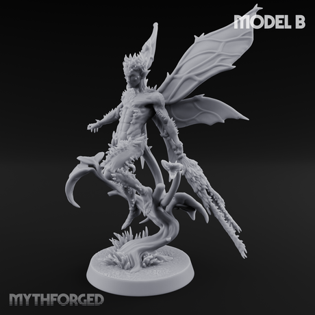 Zipping Around Sprite Thorn Knights B Miniature for Dungeons and Dragons, Pathfinder or other TTRPGs