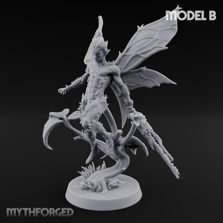 Zipping Around Sprite Thorn Knights B Miniature for Dungeons and Dragons, Pathfinder or other TTRPGs