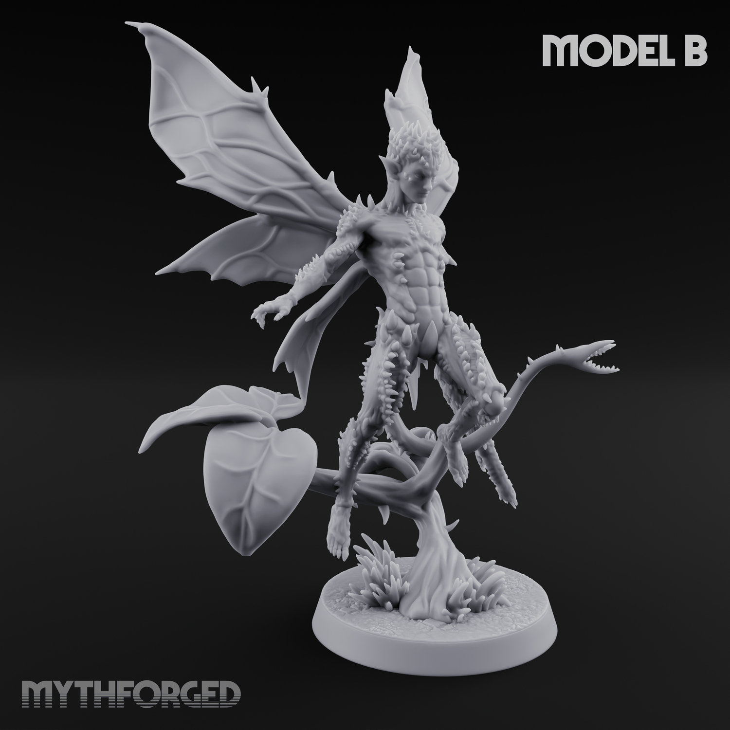 Zipping Around Sprite Thorn Knights B Miniature for Dungeons and Dragons, Pathfinder or other TTRPGs