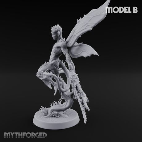 Zipping Around Sprite Thorn Knights B Miniature for Dungeons and Dragons, Pathfinder or other TTRPGs