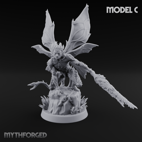 Zipping Around Sprite Thorn Knights C Miniature for Dungeons and Dragons, Pathfinder or other TTRPGs