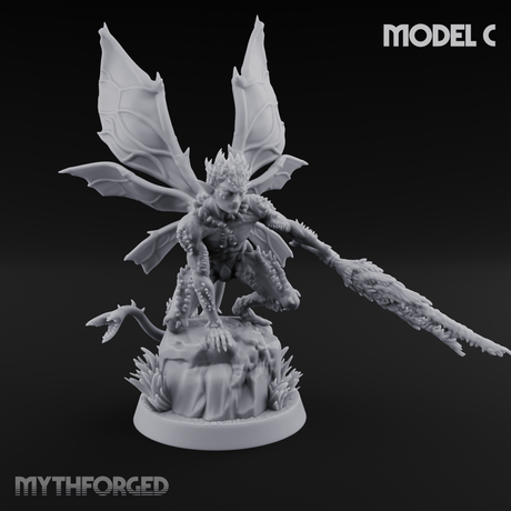 Zipping Around Sprite Thorn Knights Miniature for Dungeons and Dragons, Pathfinder or other TTRPGs