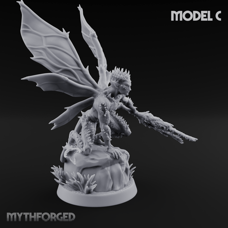 Zipping Around Sprite Thorn Knights C Miniature for Dungeons and Dragons, Pathfinder or other TTRPGs