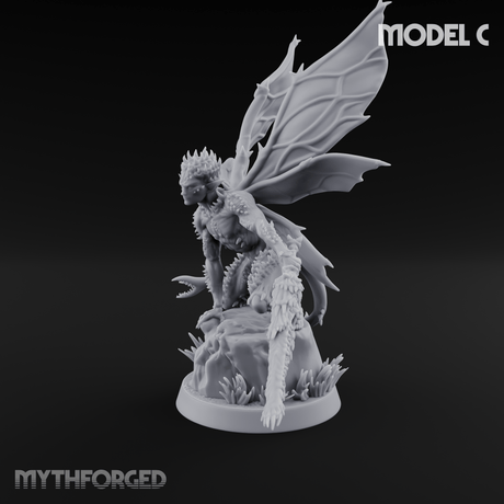 Zipping Around Sprite Thorn Knights C Miniature for Dungeons and Dragons, Pathfinder or other TTRPGs