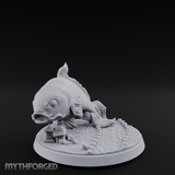 Scales Glinting Koi Beast Miniature for Dungeons and Dragons, Pathfinder or other TTRPGs