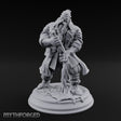 Blade Drawing Dwarf Duelist Miniature for Dungeons and Dragons, Pathfinder or other TTRPGs