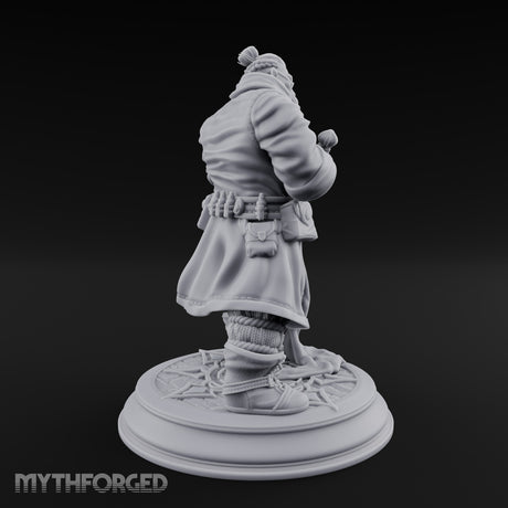 Blade Drawing Dwarf Duelist Miniature for Dungeons and Dragons, Pathfinder or other TTRPGs
