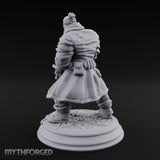 Blade Drawing Dwarf Duelist Miniature for Dungeons and Dragons, Pathfinder or other TTRPGs